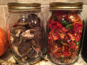 Dried Peppers and Shrooms